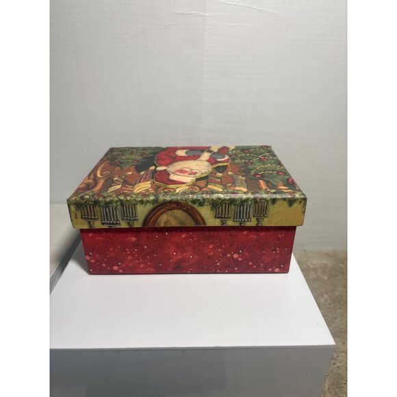 C.R. Gibson Markings Christmas Card Set With Santa & Box - Picture 5 of 6